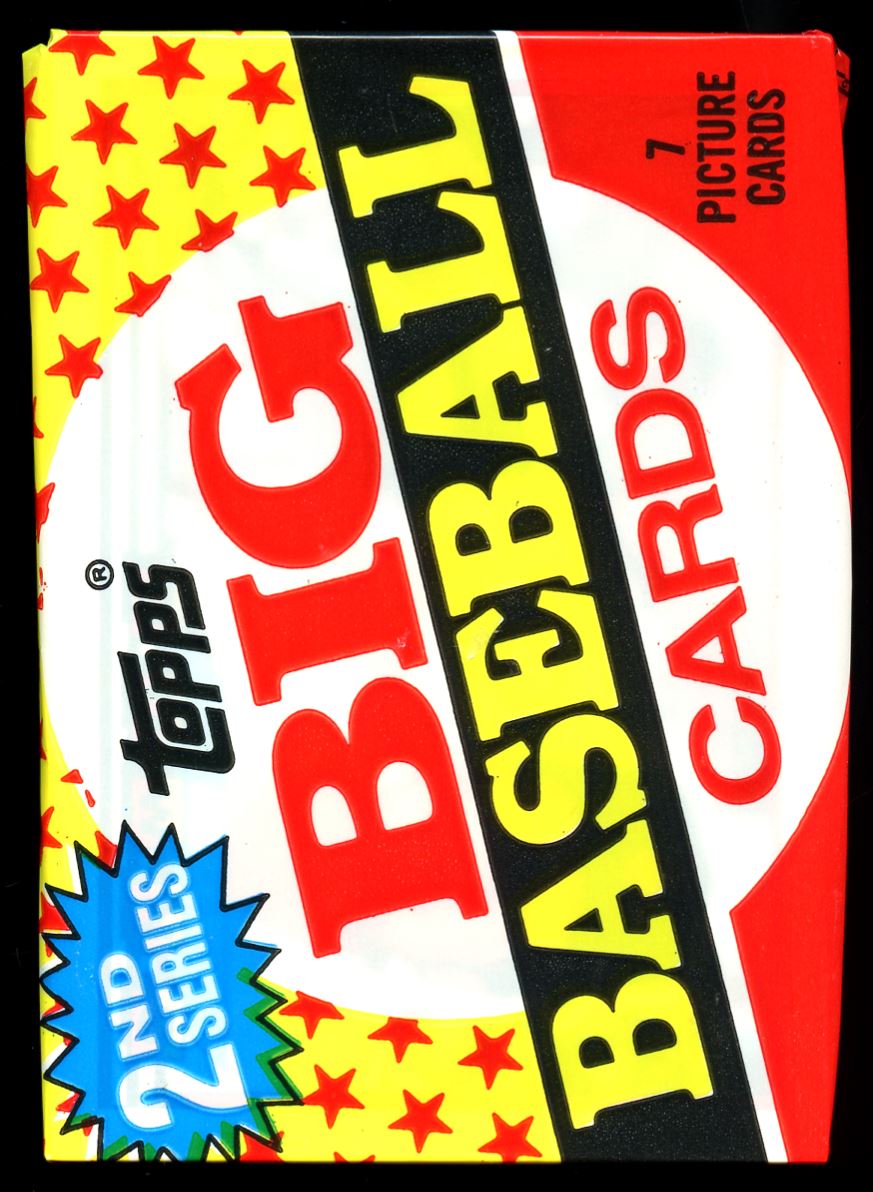 1989 Topps Big Baseball Series 2 Unopened Pack - 7 Cards