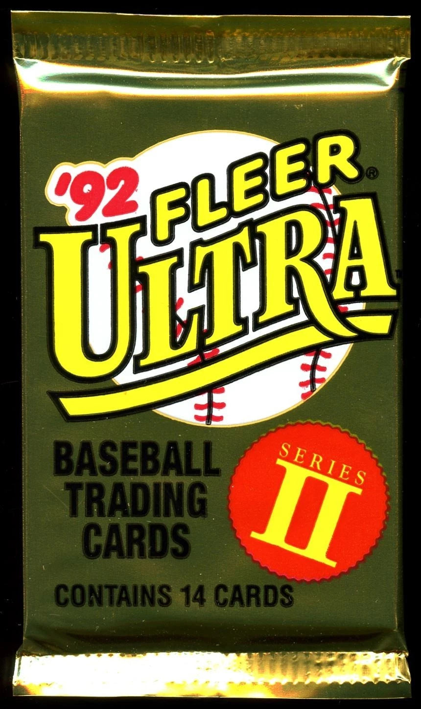 1992 Fleer Ultra Baseball Series 2 Unopened Pack - 14 Cards
