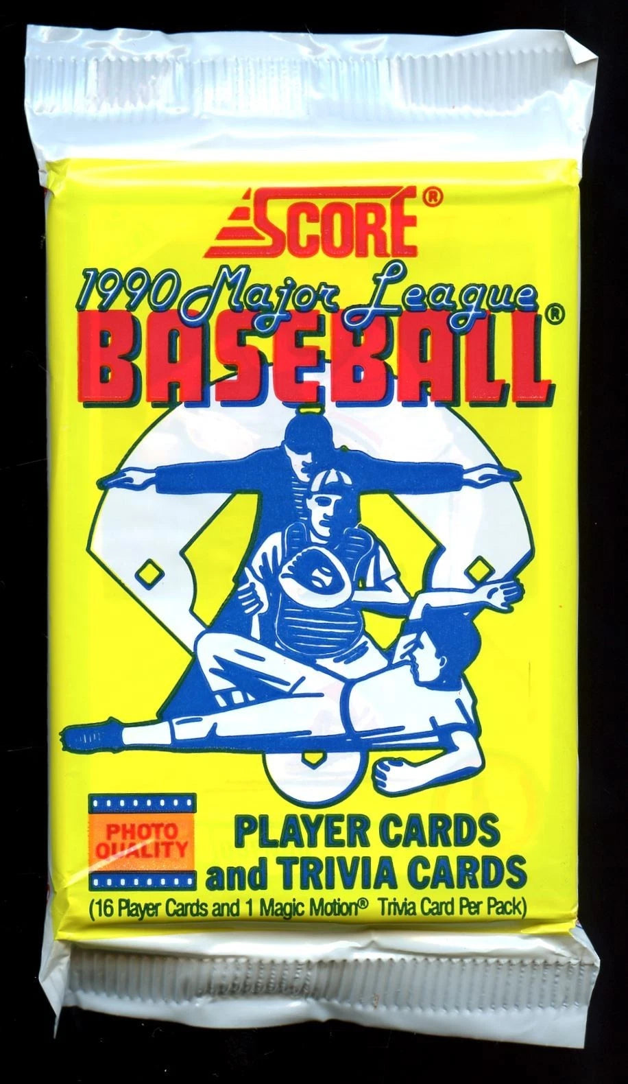 1990 Score Baseball Unopened Pack - 16 Cards