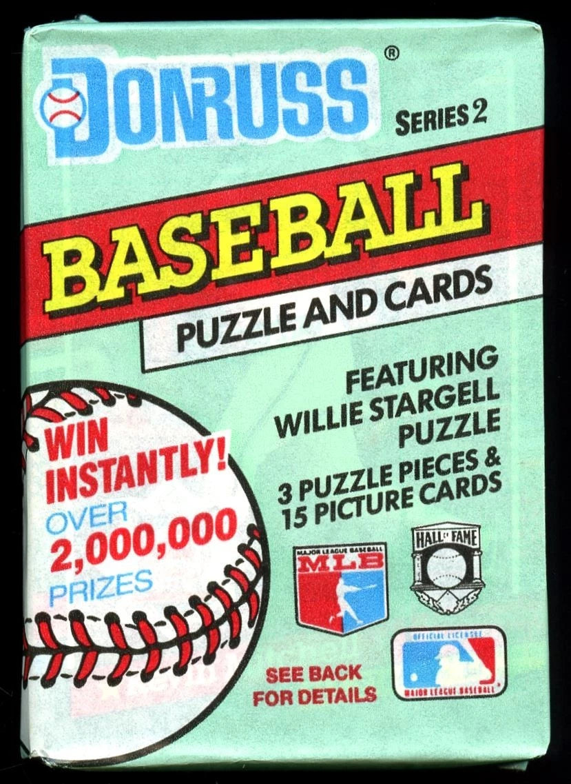 1991 Donruss Baseball Series 2 Unopened Wax Pack -15 Cards