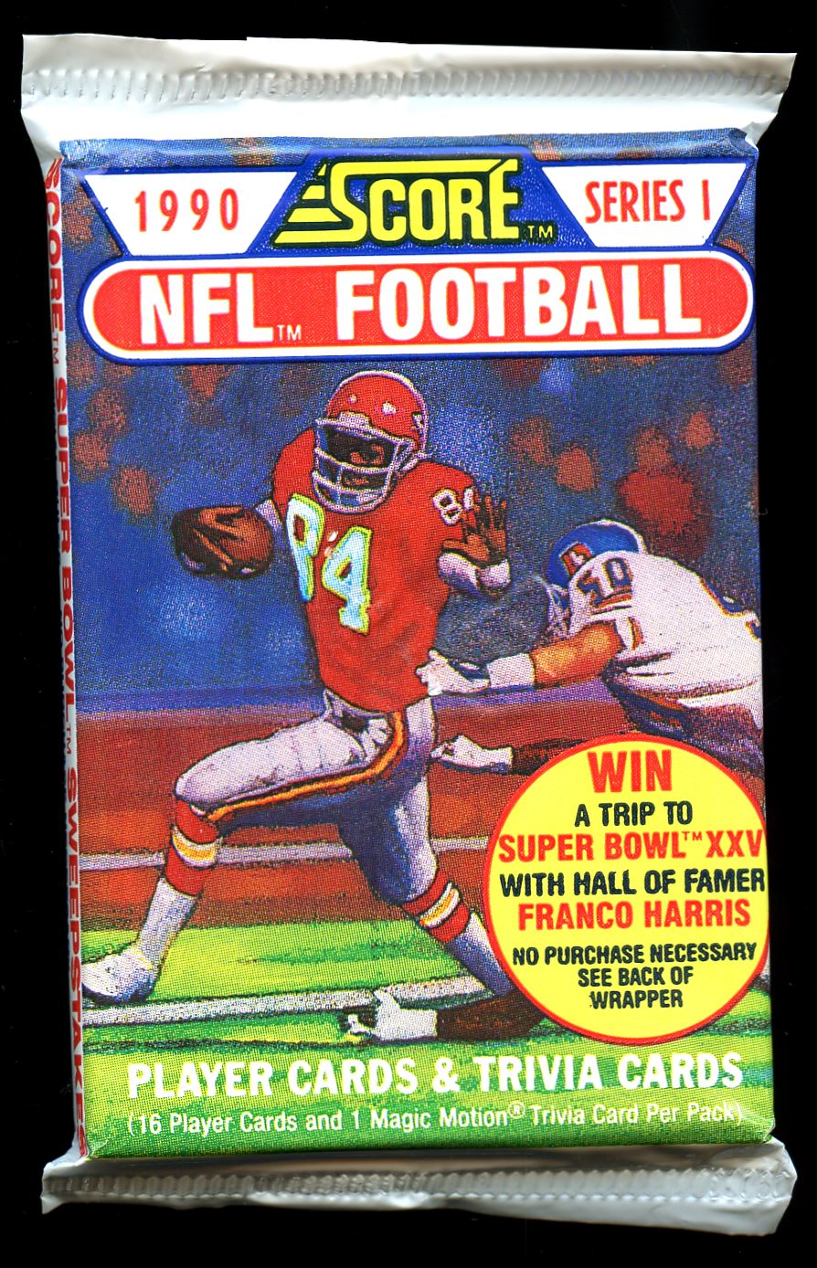 1990 Score Football Series 1 Unopened Pack - 16 Cards