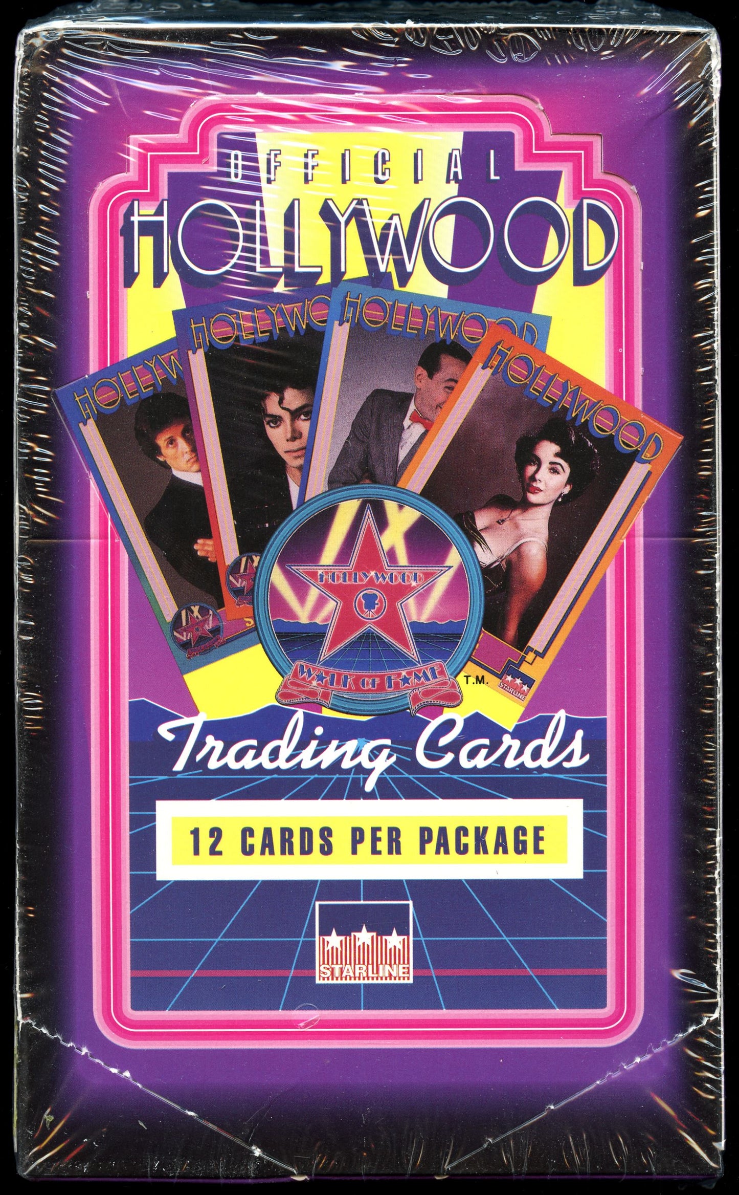 1991 Starline Hollywood Walk of Fame Sealed Trading Card Box