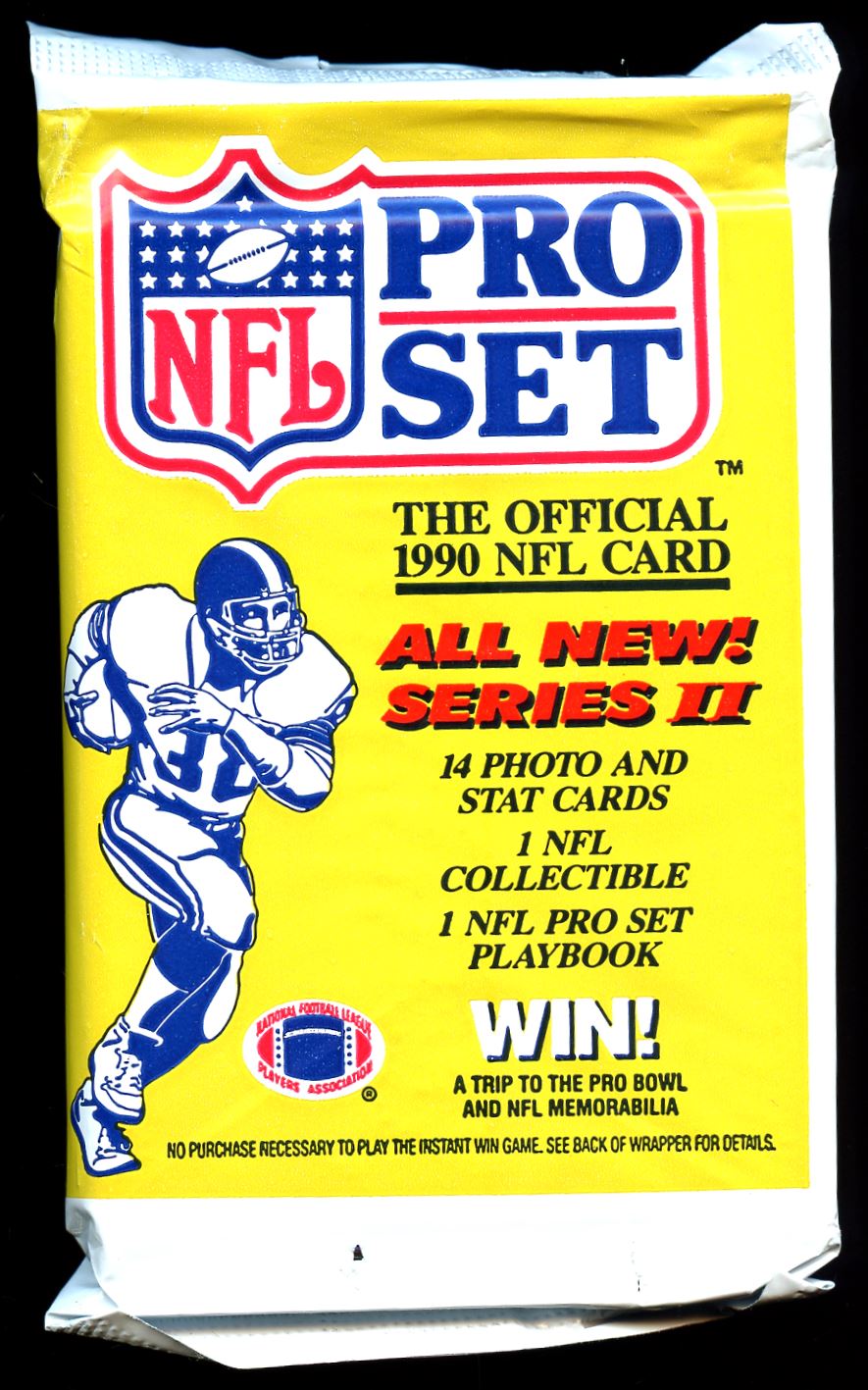 1990 Pro Set Football Series 2 Unopened Pack - 14 Cards