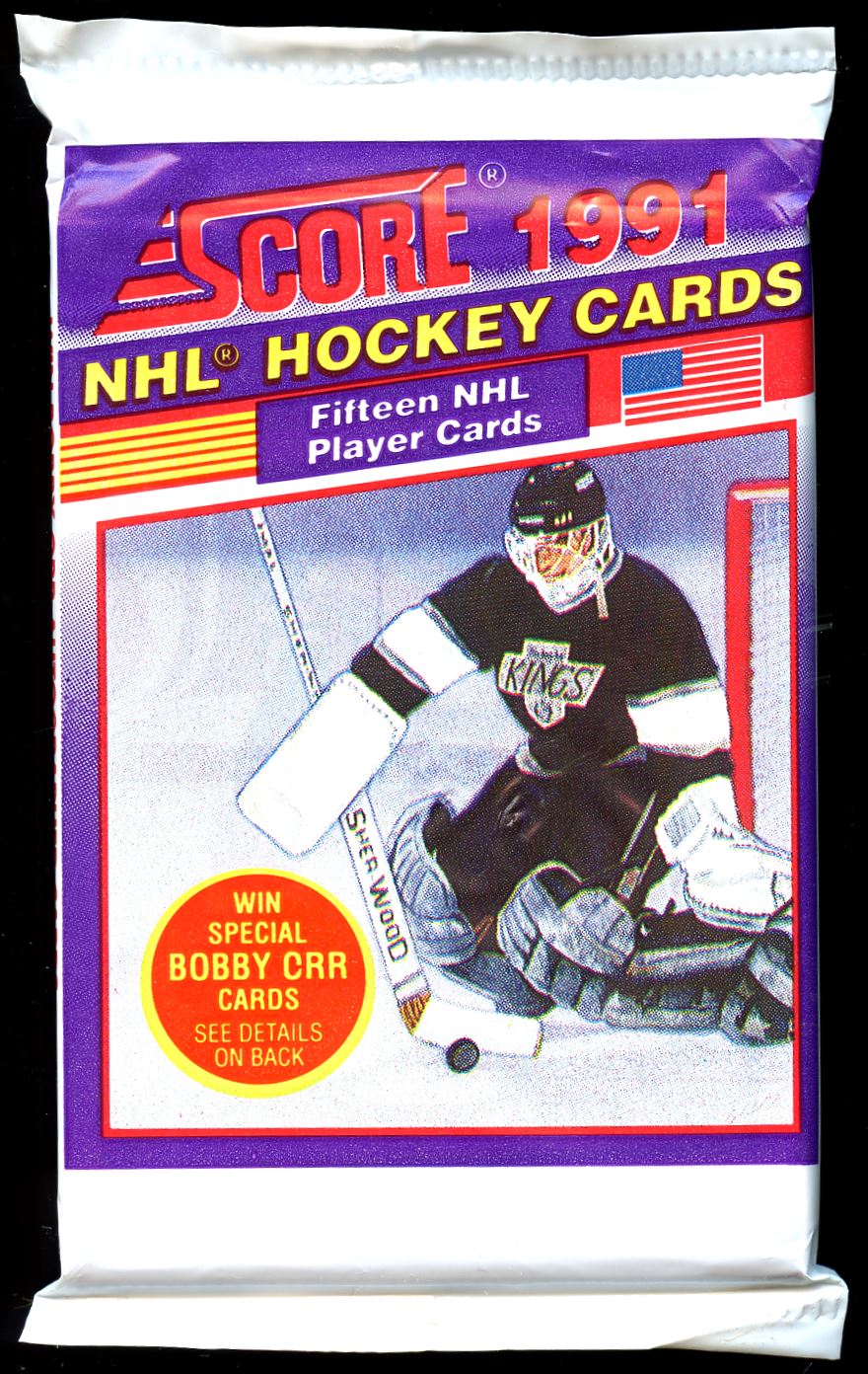 1991-92 Score Hockey Unopened Pack - 15 Cards