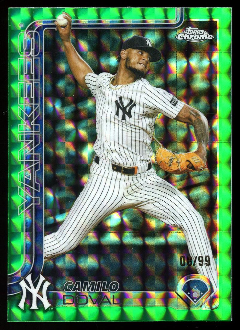 Topps Chrome Green Geometric Refractor /99