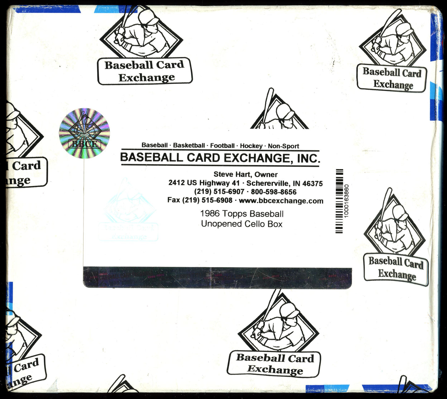 1986 Topps Baseball Unopened Cello Box - BBCE Authenticated