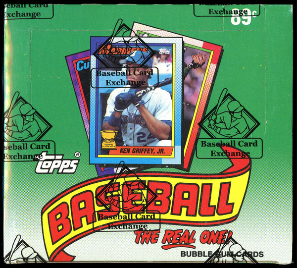 1990 Topps Baseball Unopened Cello Box - BBCE Authenticated