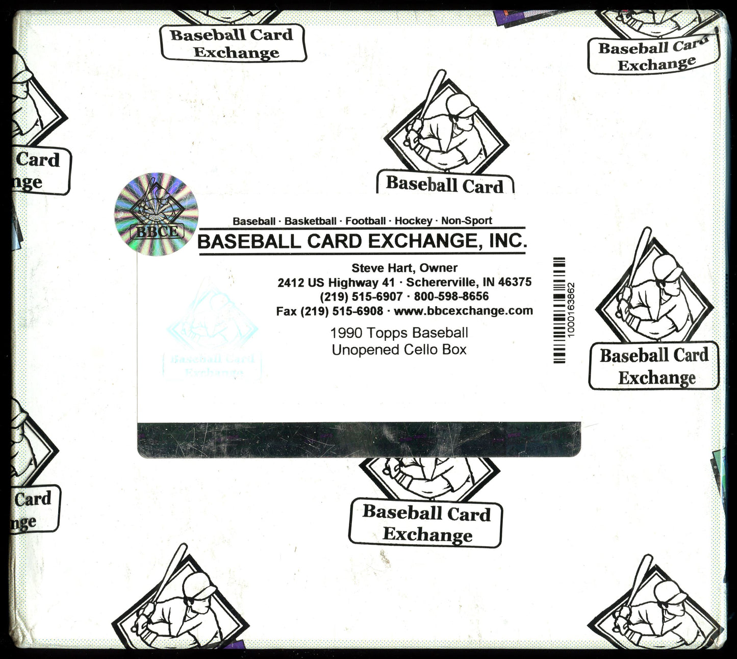 1990 Topps Baseball Unopened Cello Box - BBCE Authenticated