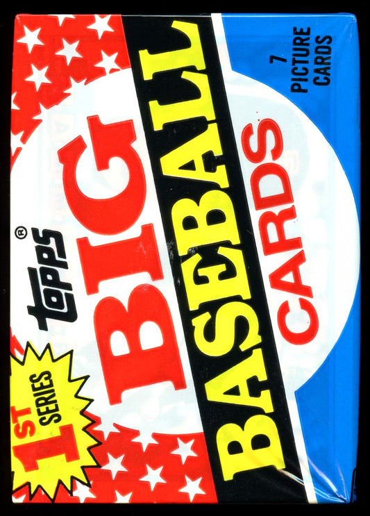 1989 Topps Big Baseball Series 1 Unopened Pack - 7 Cards
