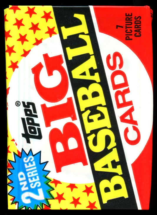 1989 Topps Big Baseball Series 2 Unopened Pack - 7 Cards