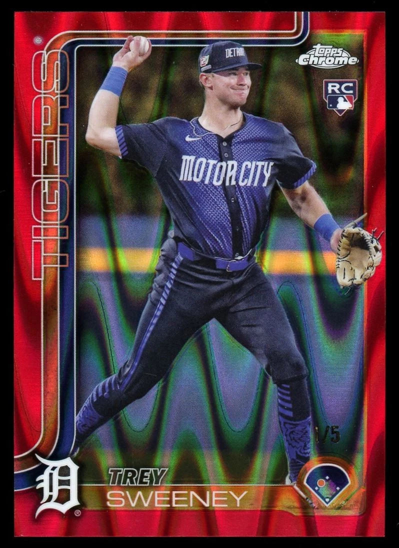 Topps Chrome Red Lava Refractor /5
