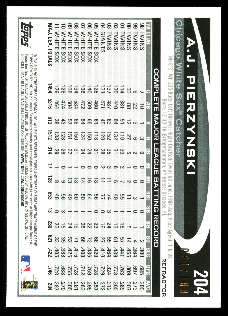 Black Refractor /100