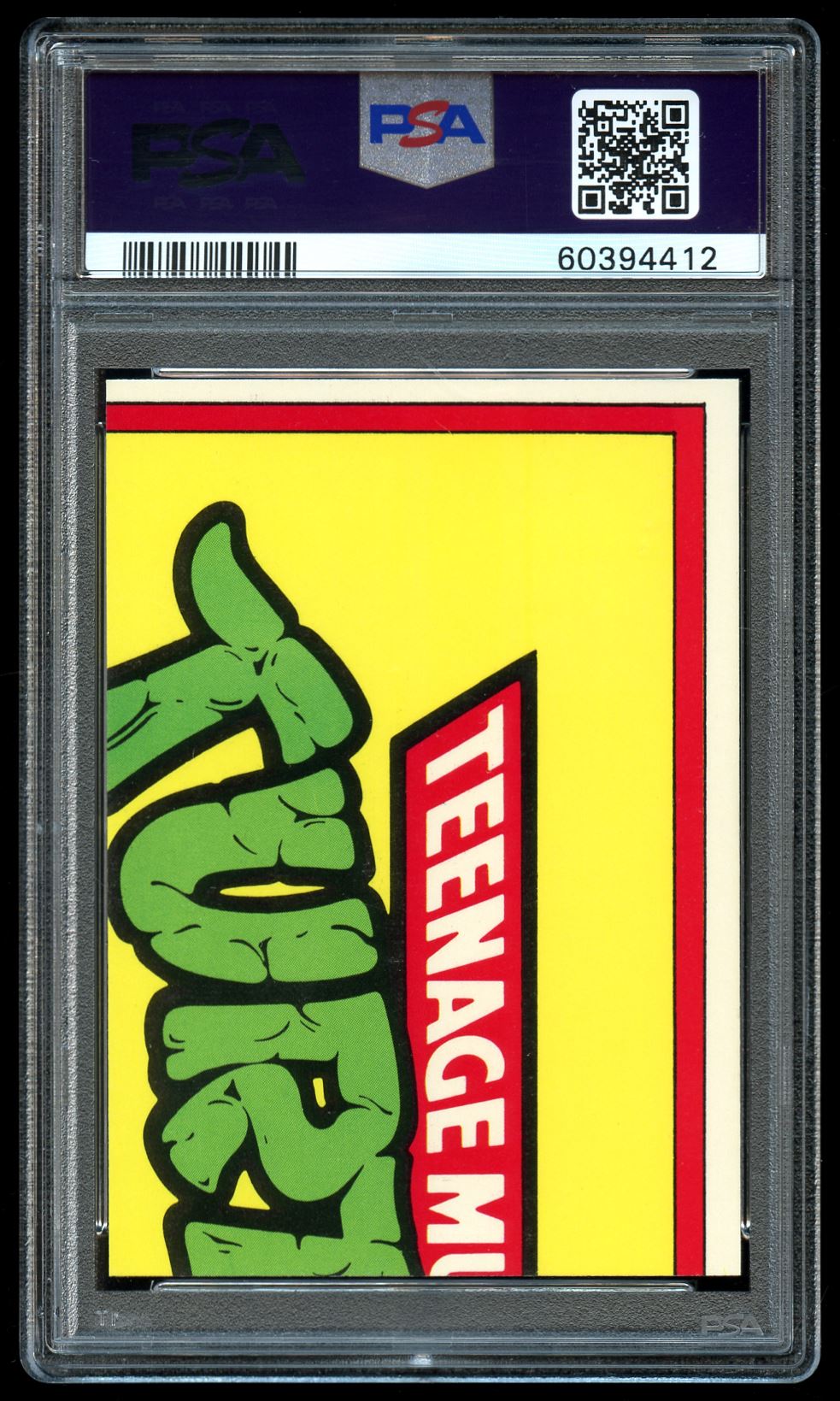 1989 Topps Teenage Mutant Ninja Turtles Stickers #1 Raphael PSA 10 GEM MINT