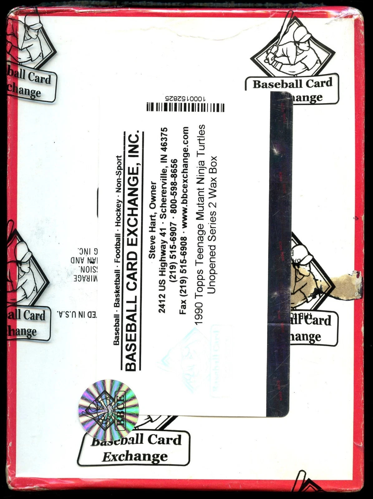 1990 Topps Teenage Mutant Ninja Turtles Series 2 Sealed Box - BBCE Authenticated