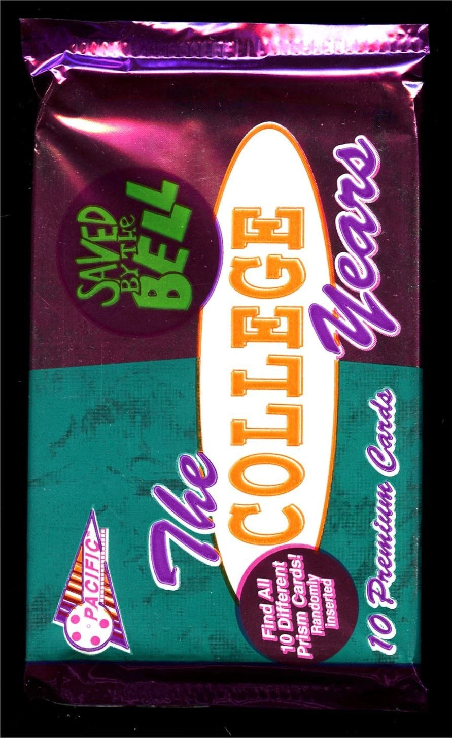 1994 Pacific Saved by the Bell The College Years Unopened Pack - 10 Cards