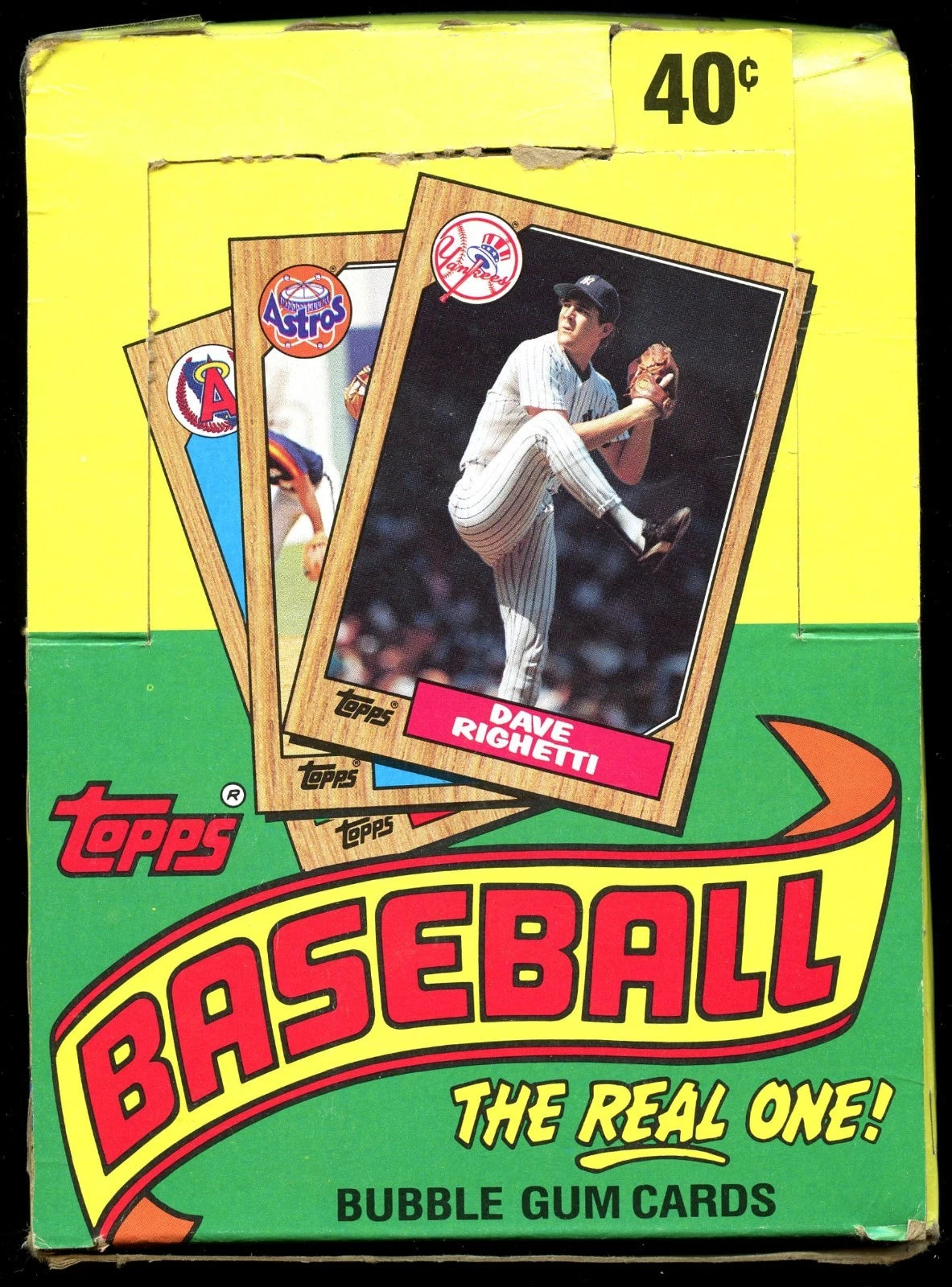 1987 Topps Baseball Wax Box
