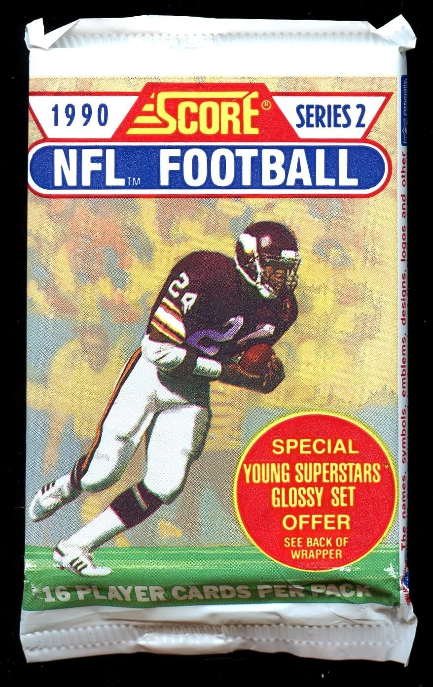 1990 Score Football Series 2 Unopened Pack - 16 Cards