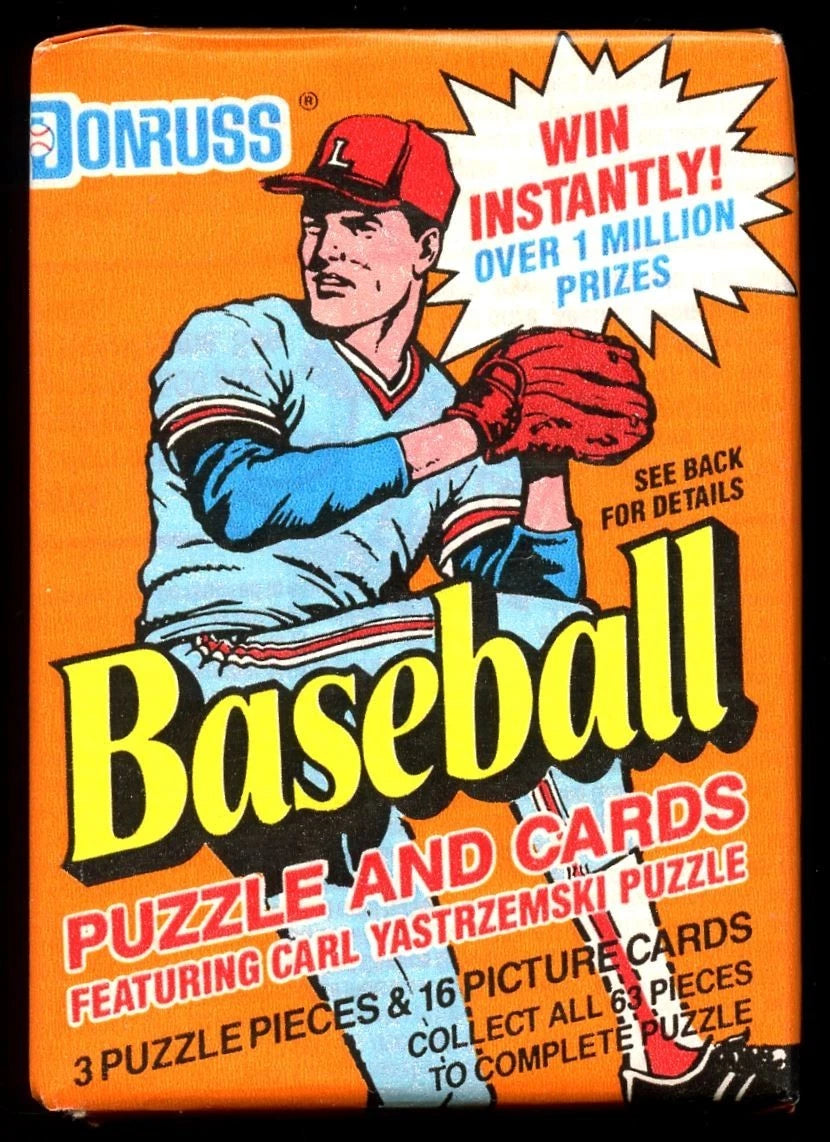 1990 Donruss Baseball Unopened Wax Pack - 16 Cards