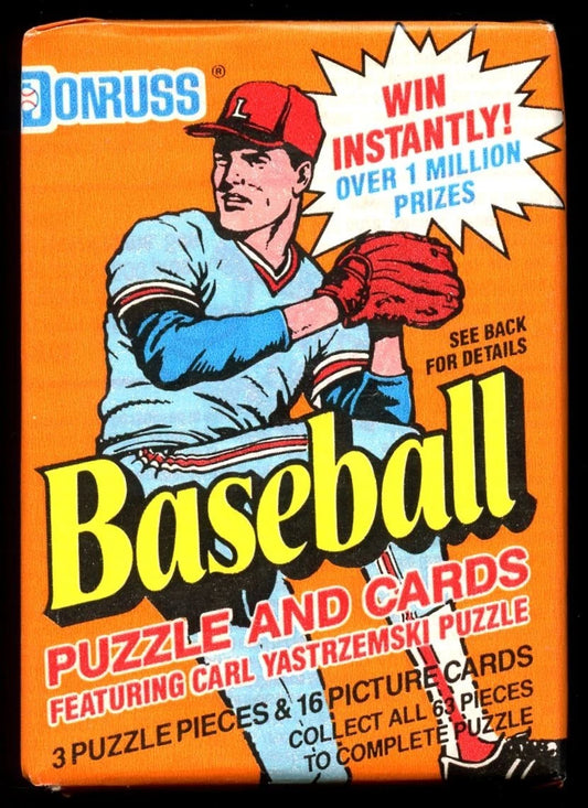 1990 Donruss Baseball Unopened Wax Pack - 16 Cards