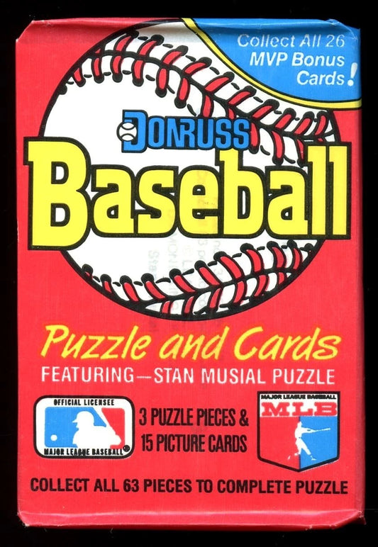 1988 Donruss Baseball Unopened Wax Pack - 15 Cards