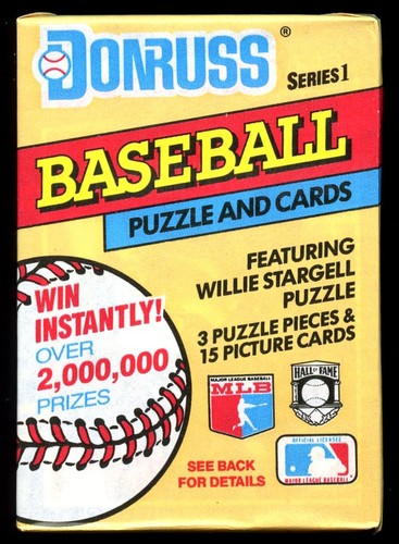 1991 Donruss Baseball Series 1 Unopened Wax Pack -15 Cards