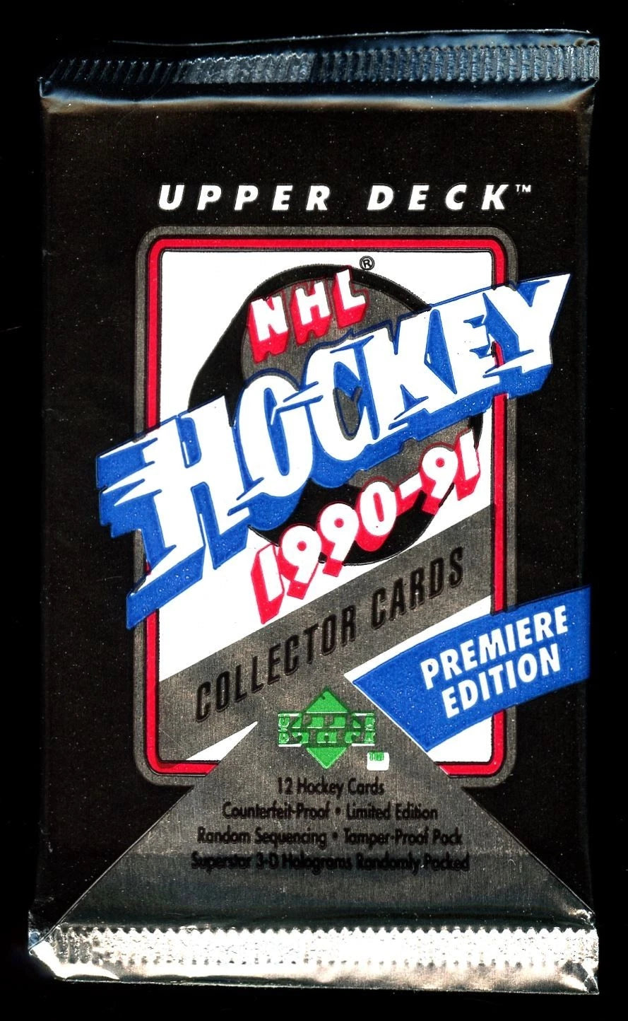 1990-91 Upper Deck Hockey Wax Pack